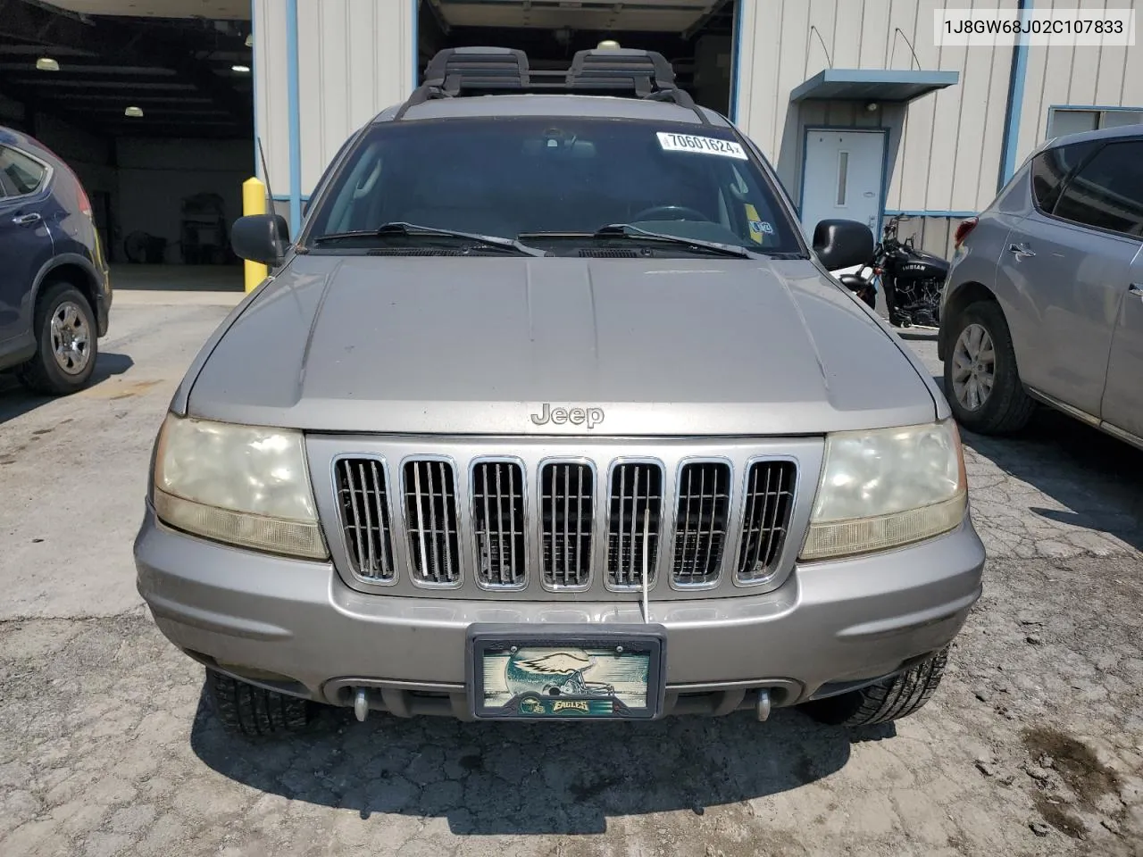 2002 Jeep Grand Cherokee Overland VIN: 1J8GW68J02C107833 Lot: 70601624