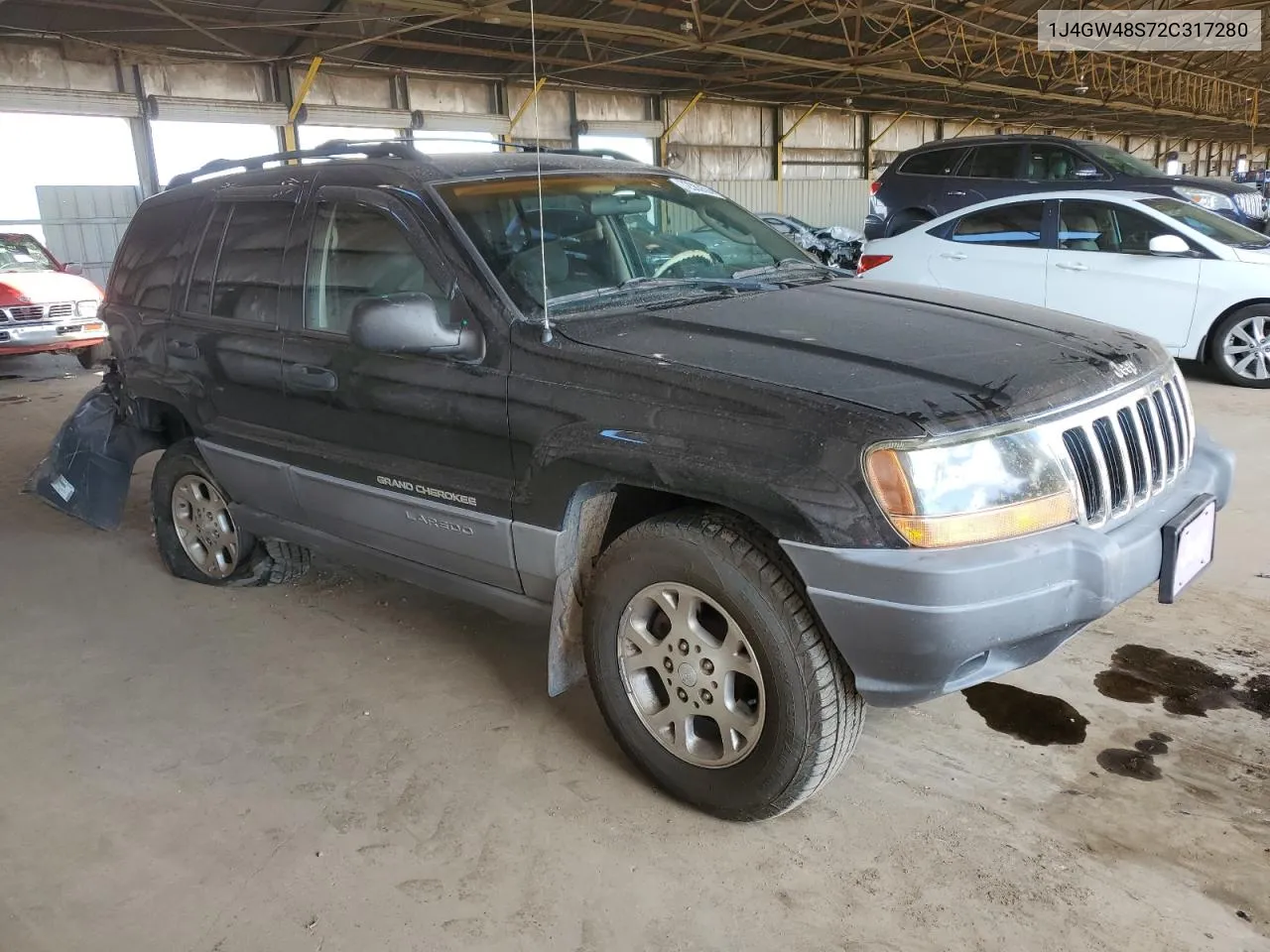 2002 Jeep Grand Cherokee Laredo VIN: 1J4GW48S72C317280 Lot: 72363634