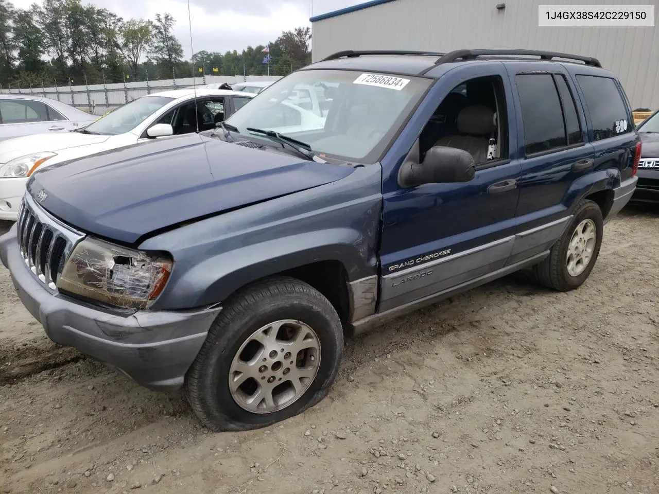 2002 Jeep Grand Cherokee Sport VIN: 1J4GX38S42C229150 Lot: 72586834