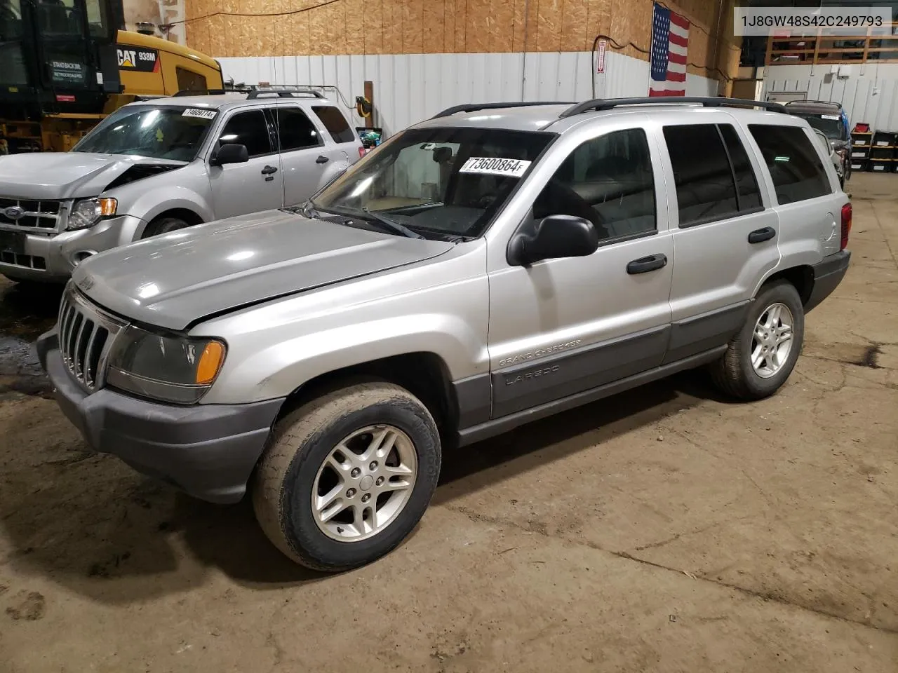 1J8GW48S42C249793 2002 Jeep Grand Cherokee Laredo