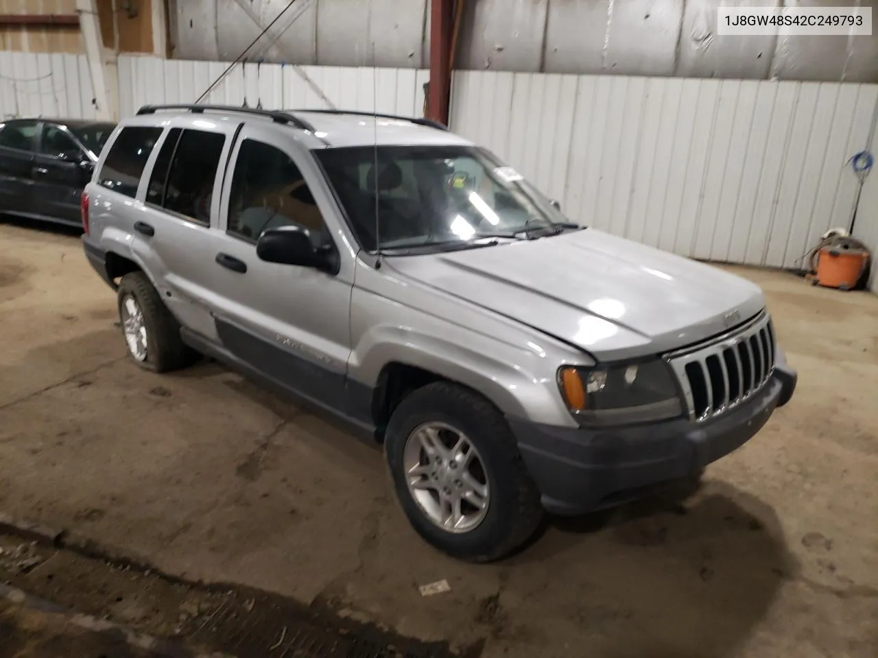 1J8GW48S42C249793 2002 Jeep Grand Cherokee Laredo