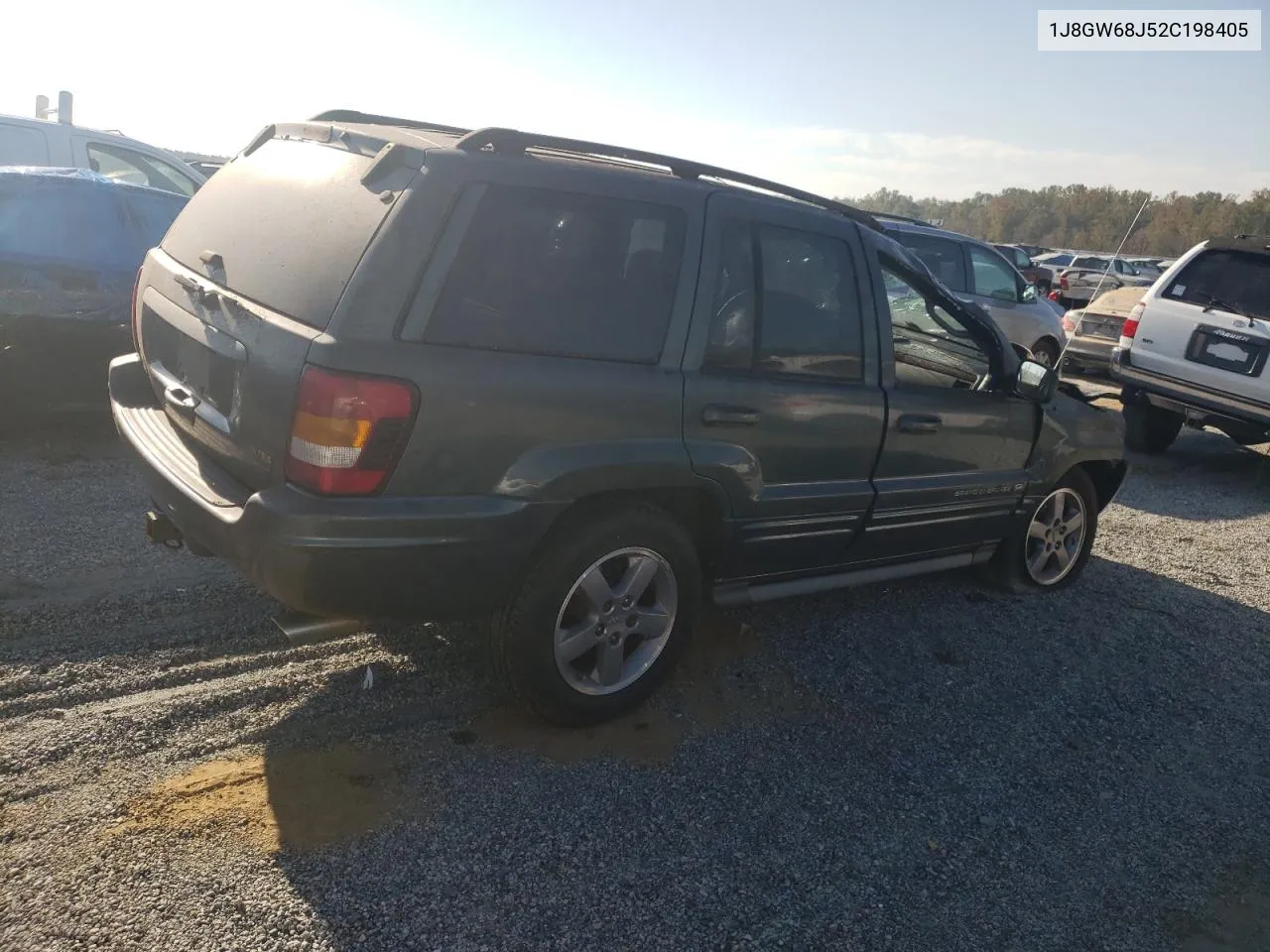 2002 Jeep Grand Cherokee Overland VIN: 1J8GW68J52C198405 Lot: 75131994