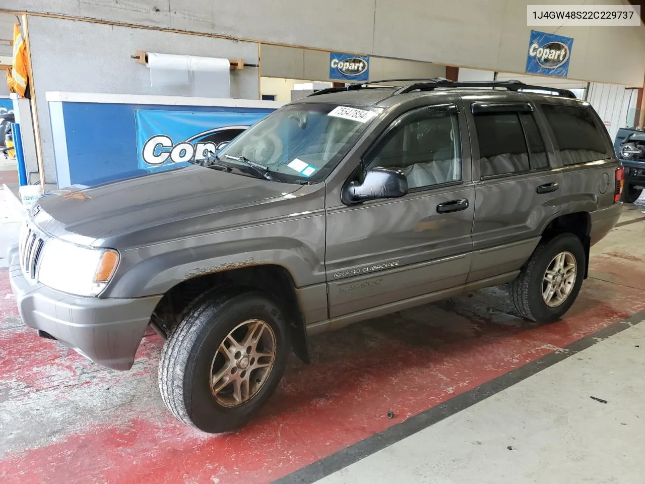 2002 Jeep Grand Cherokee Laredo VIN: 1J4GW48S22C229737 Lot: 75547854