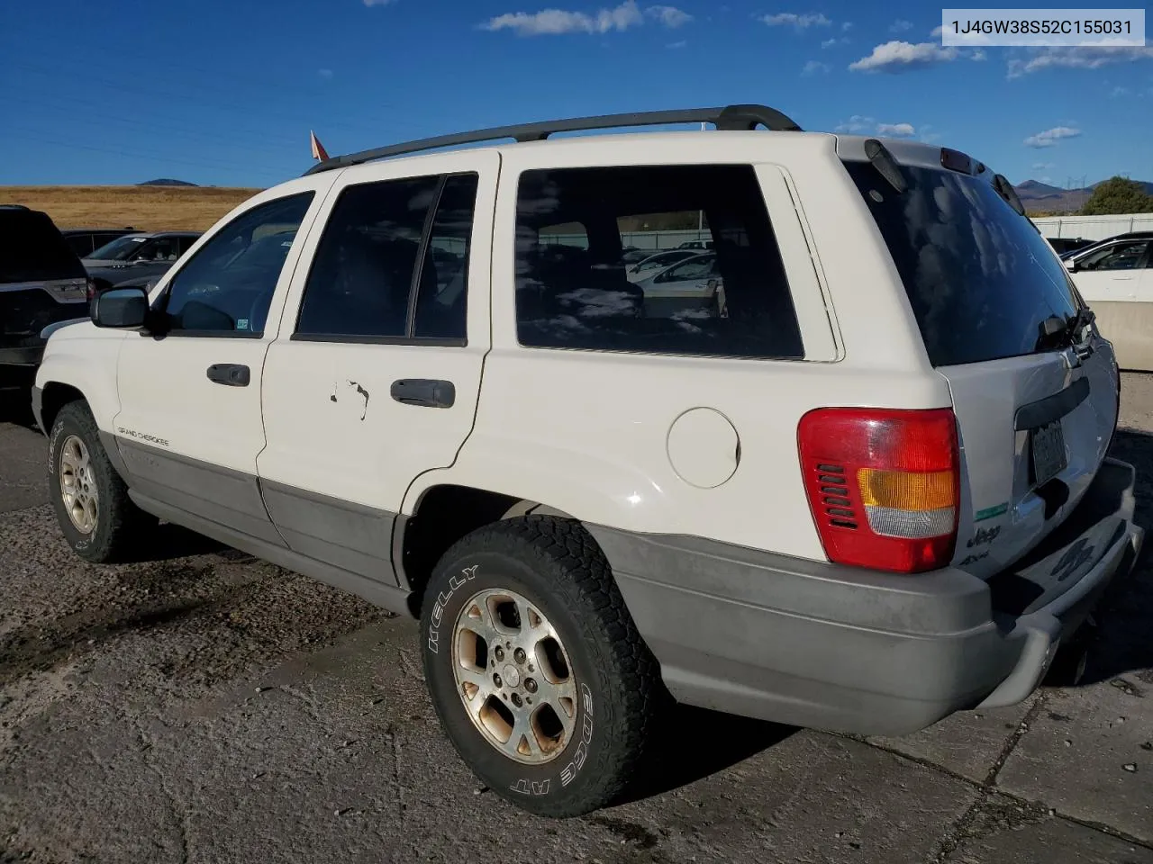 2002 Jeep Grand Cherokee Sport VIN: 1J4GW38S52C155031 Lot: 77040304