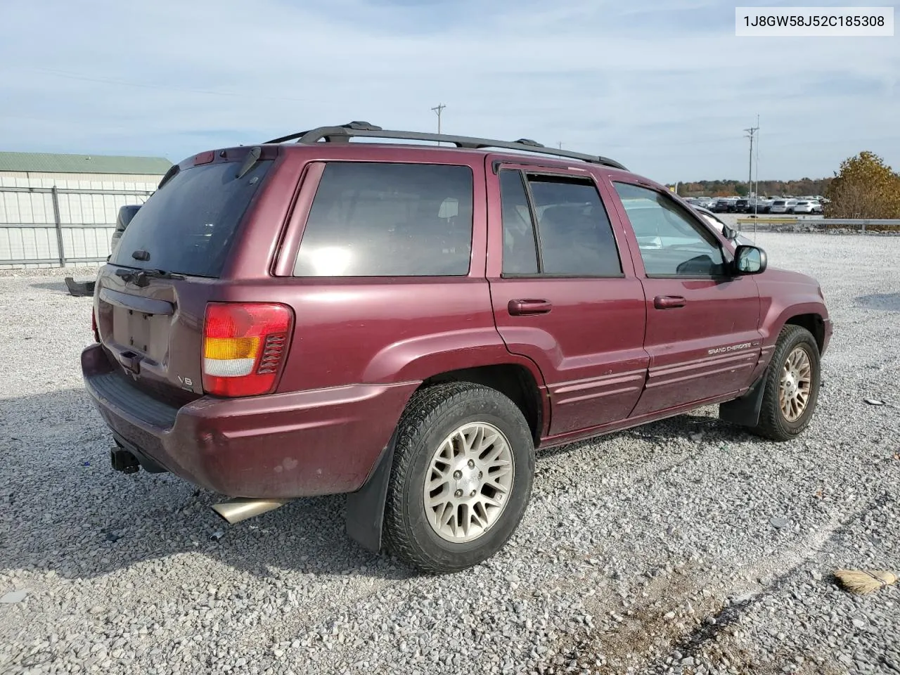 2002 Jeep Grand Cherokee Limited VIN: 1J8GW58J52C185308 Lot: 78200894