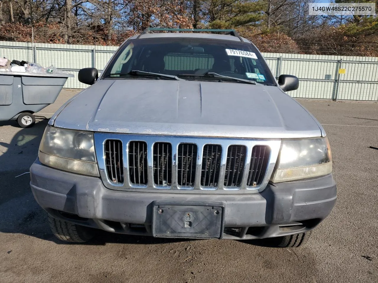 2002 Jeep Grand Cherokee Laredo VIN: 1J4GW48S22C275570 Lot: 79176584