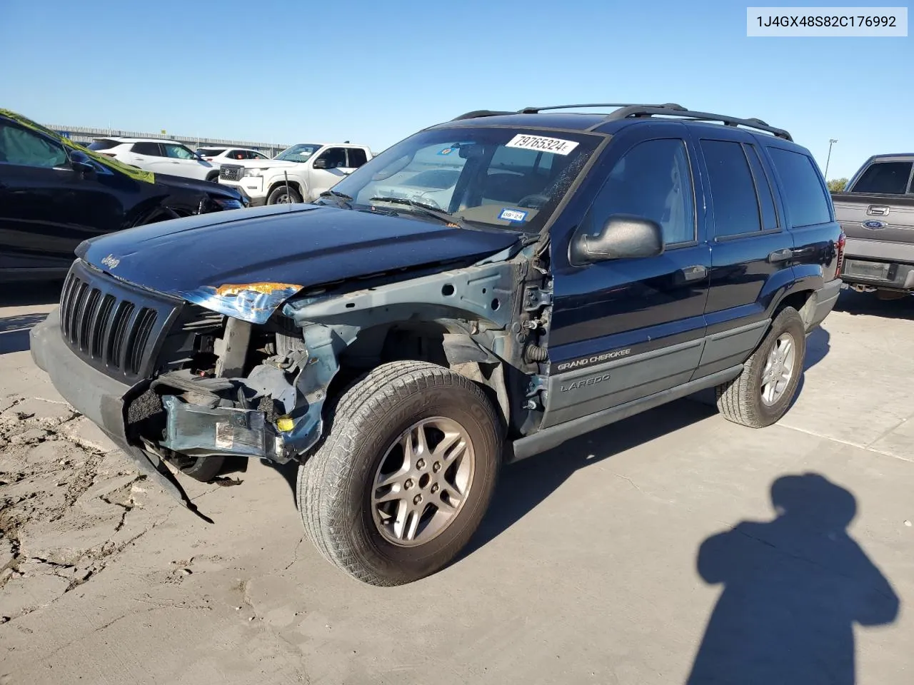 2002 Jeep Grand Cherokee Laredo VIN: 1J4GX48S82C176992 Lot: 79765324