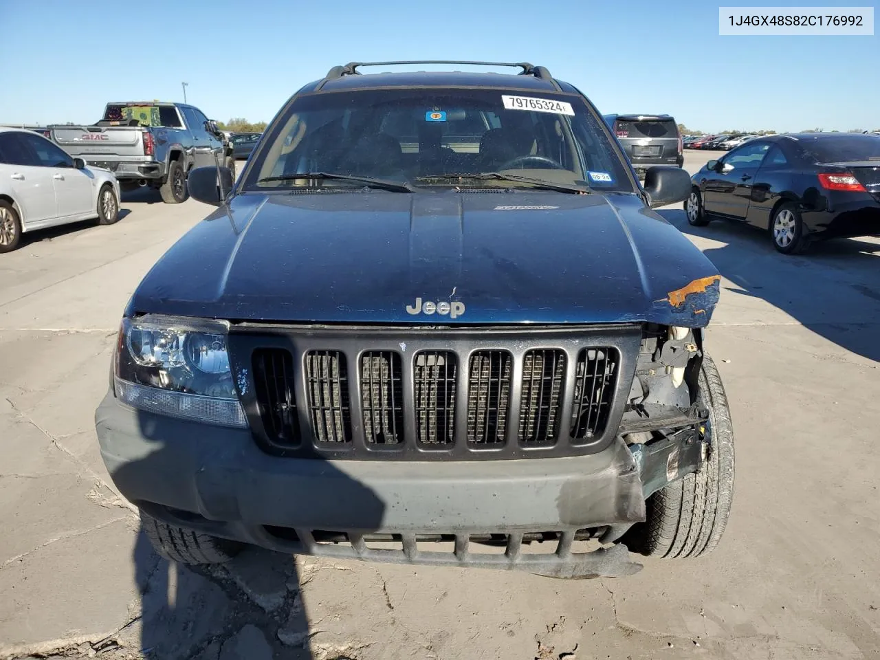 2002 Jeep Grand Cherokee Laredo VIN: 1J4GX48S82C176992 Lot: 79765324