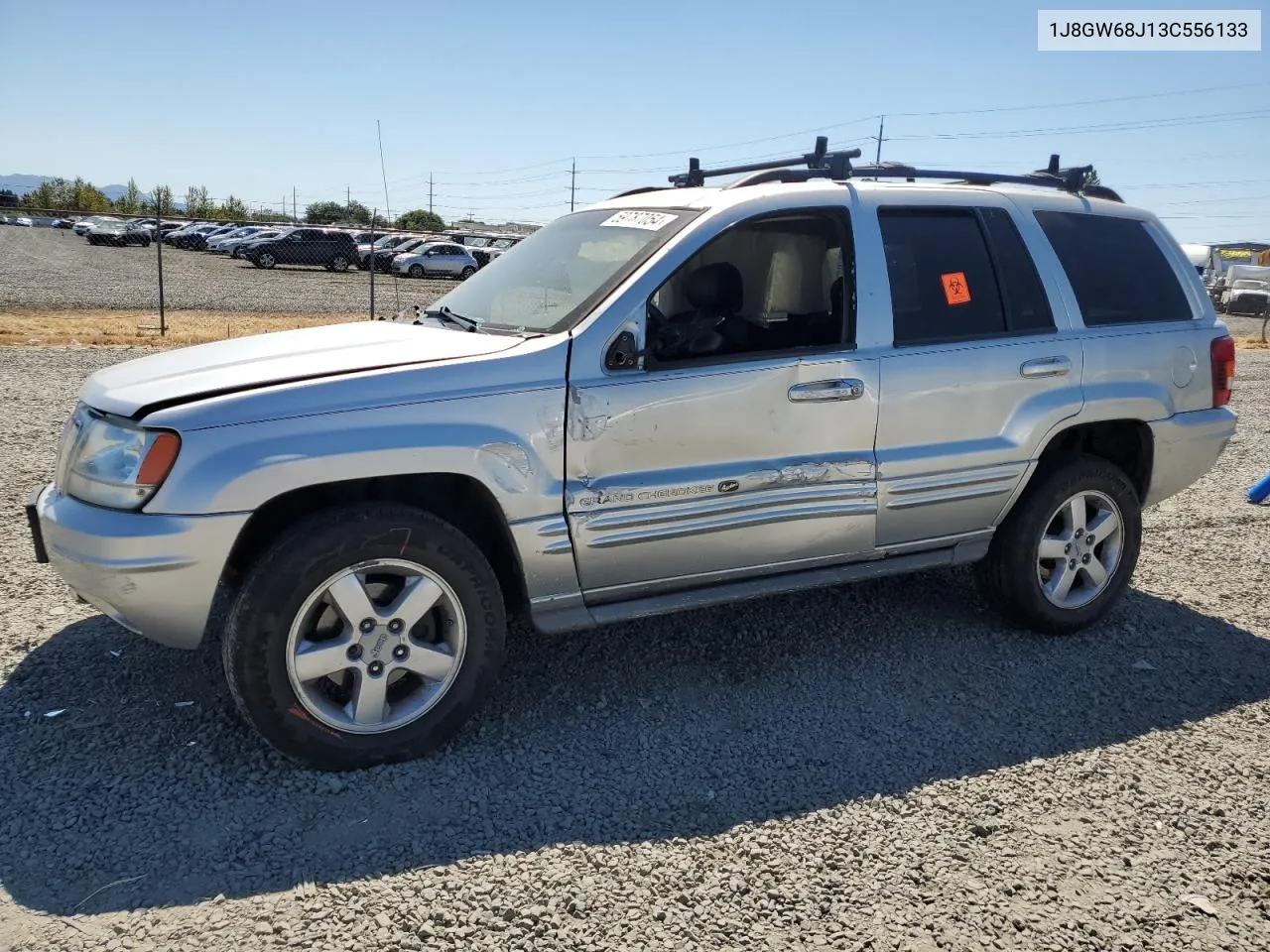 2003 Jeep Grand Cherokee Overland VIN: 1J8GW68J13C556133 Lot: 59787054