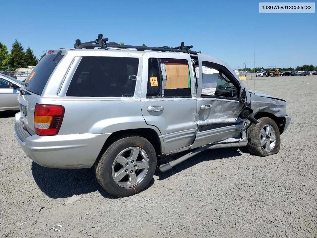 2003 Jeep Grand Cherokee Overland VIN: 1J8GW68J13C556133 Lot: 59787054