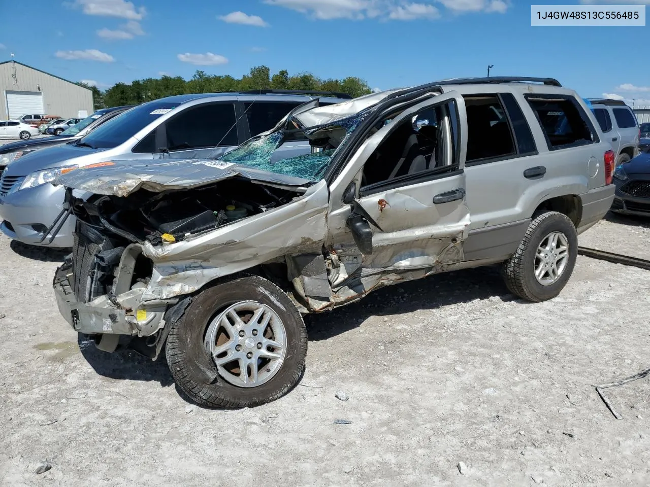 2003 Jeep Grand Cherokee Laredo VIN: 1J4GW48S13C556485 Lot: 70019534