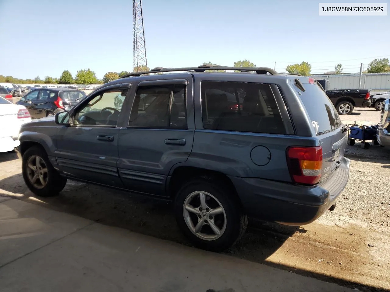 2003 Jeep Grand Cherokee Limited VIN: 1J8GW58N73C605929 Lot: 70755024