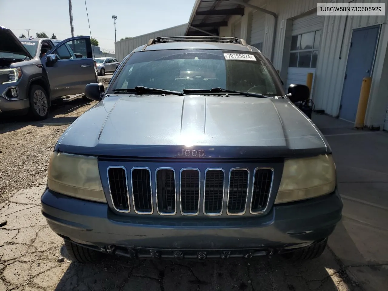 2003 Jeep Grand Cherokee Limited VIN: 1J8GW58N73C605929 Lot: 70755024