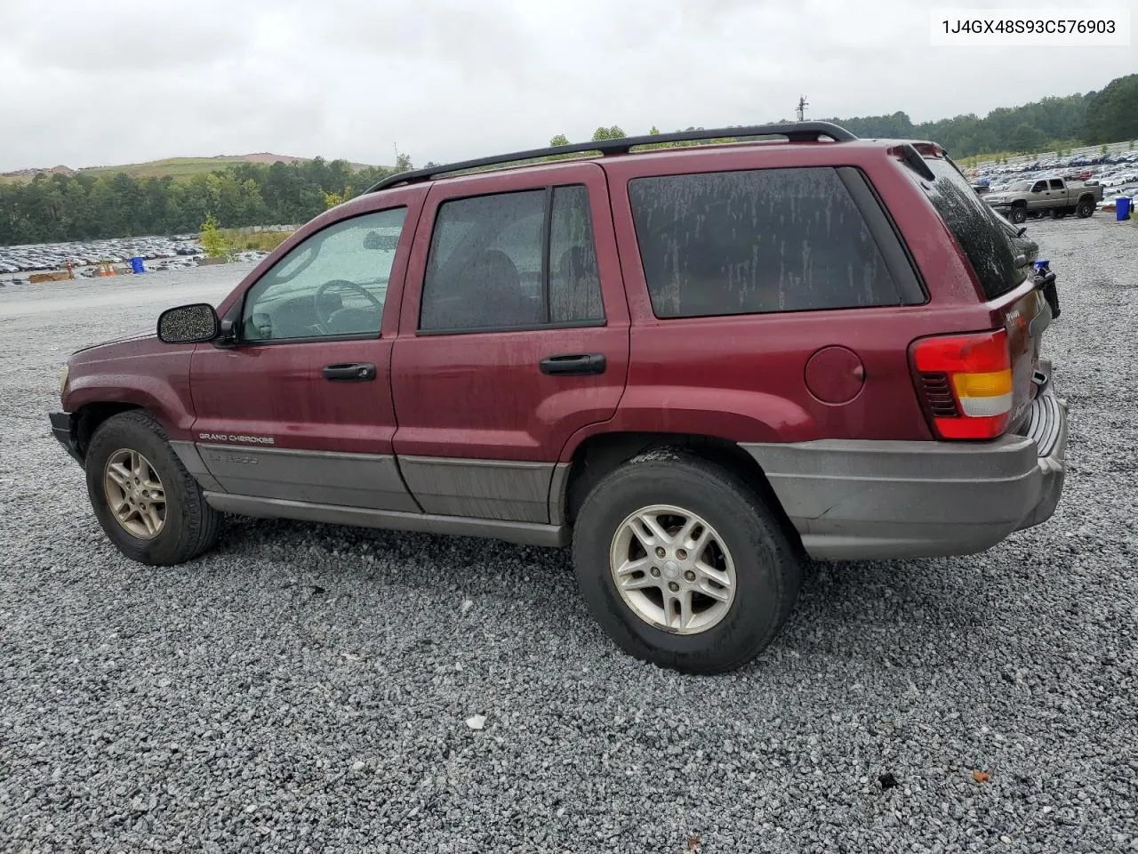 2003 Jeep Grand Cherokee Laredo VIN: 1J4GX48S93C576903 Lot: 70812854