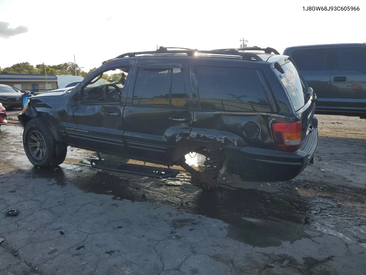 2003 Jeep Grand Cherokee Overland VIN: 1J8GW68J93C605966 Lot: 70885254