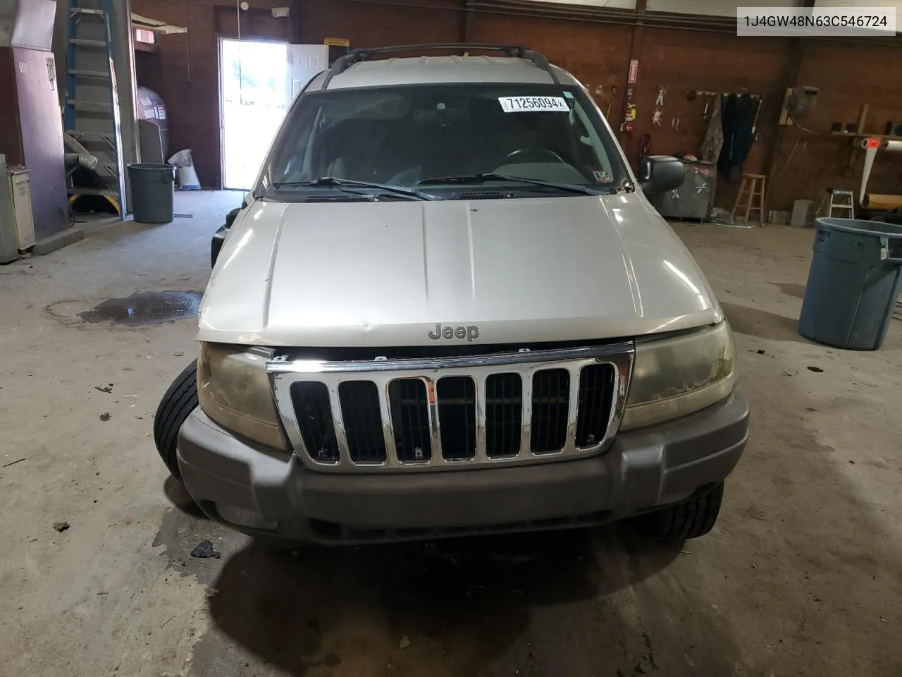 2003 Jeep Grand Cherokee Laredo VIN: 1J4GW48N63C546724 Lot: 71256094