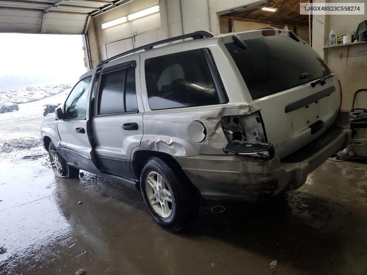 2003 Jeep Grand Cherokee Laredo VIN: 1J4GX48S23C558274 Lot: 73234334