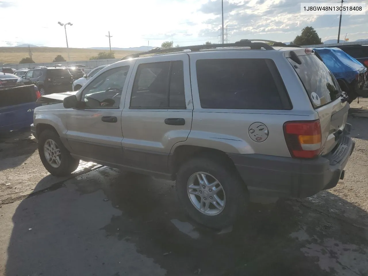 1J8GW48N13C518408 2003 Jeep Grand Cherokee Laredo