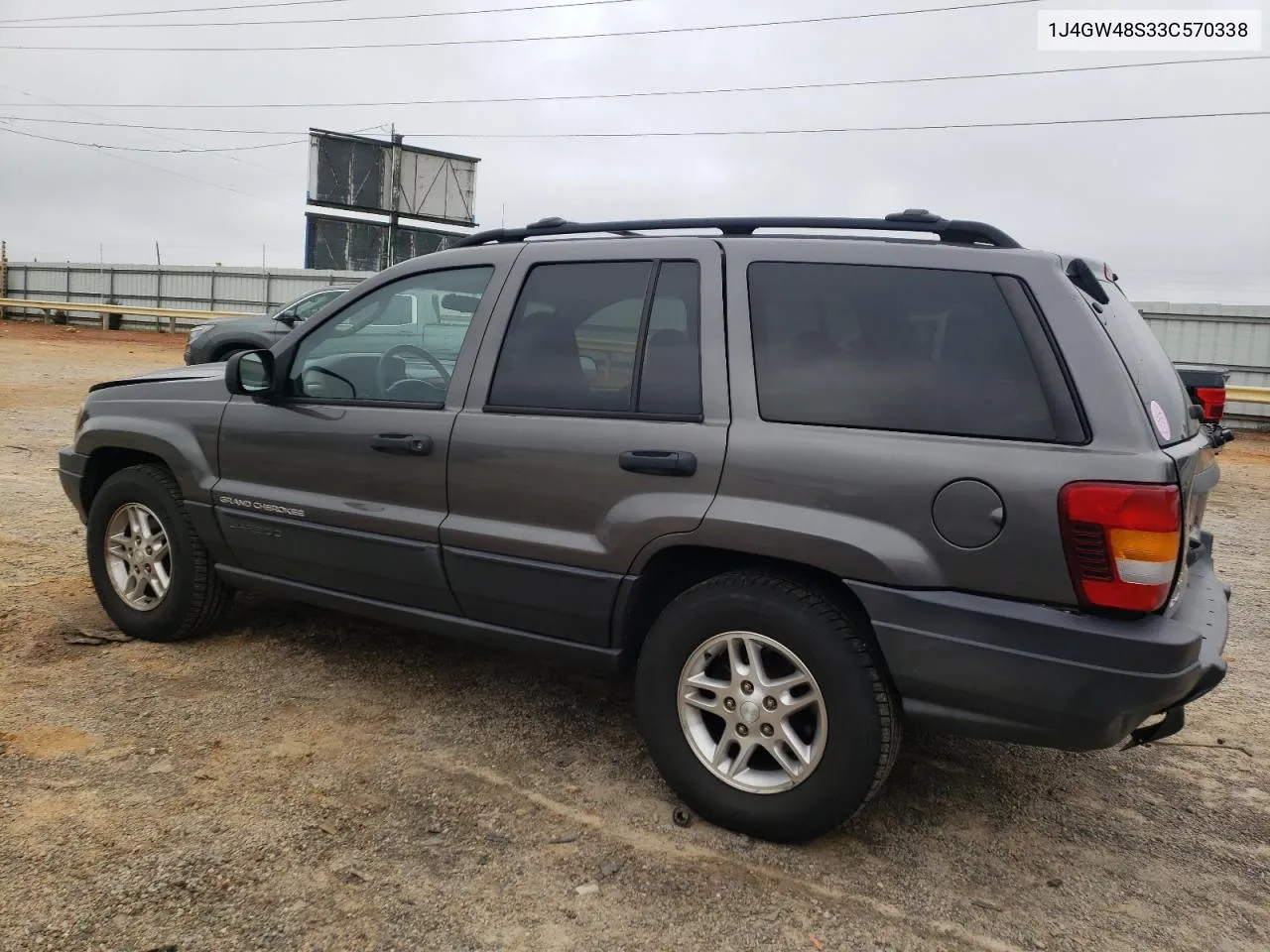 2003 Jeep Grand Cherokee Laredo VIN: 1J4GW48S33C570338 Lot: 73549444