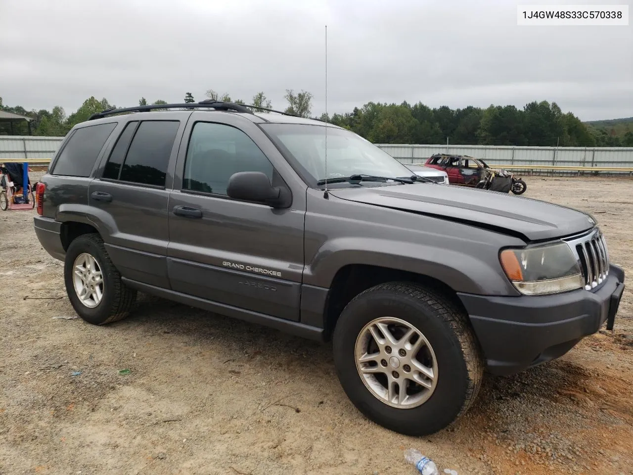 2003 Jeep Grand Cherokee Laredo VIN: 1J4GW48S33C570338 Lot: 73549444