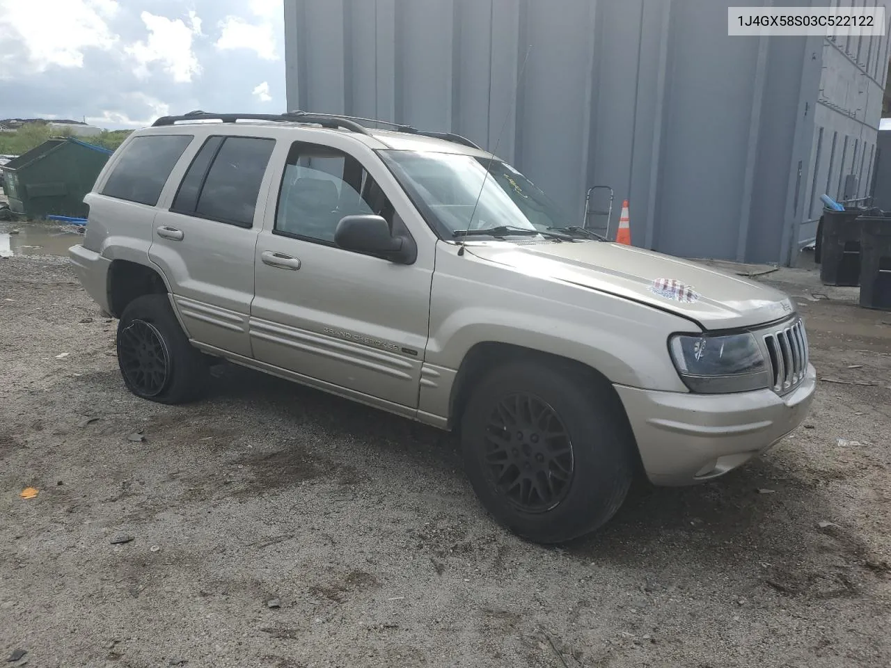 2003 Jeep Grand Cherokee Limited VIN: 1J4GX58S03C522122 Lot: 74716374