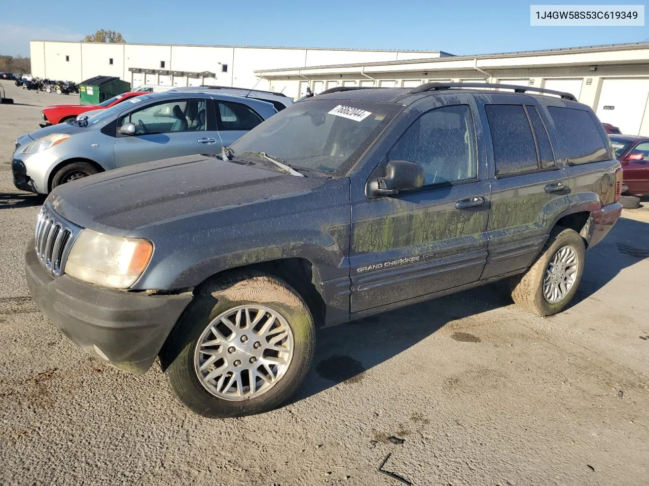 2003 Jeep Grand Cherokee Limited VIN: 1J4GW58S53C619349 Lot: 76862044