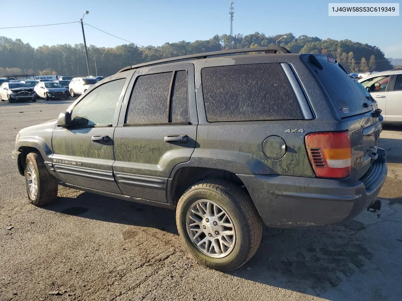 2003 Jeep Grand Cherokee Limited VIN: 1J4GW58S53C619349 Lot: 76862044