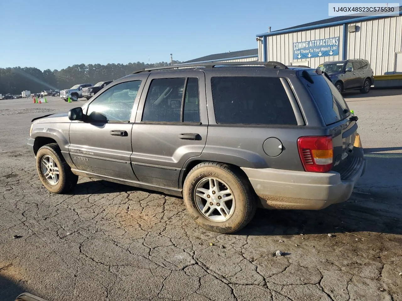 2003 Jeep Grand Cherokee Laredo VIN: 1J4GX48S23C575530 Lot: 77100444