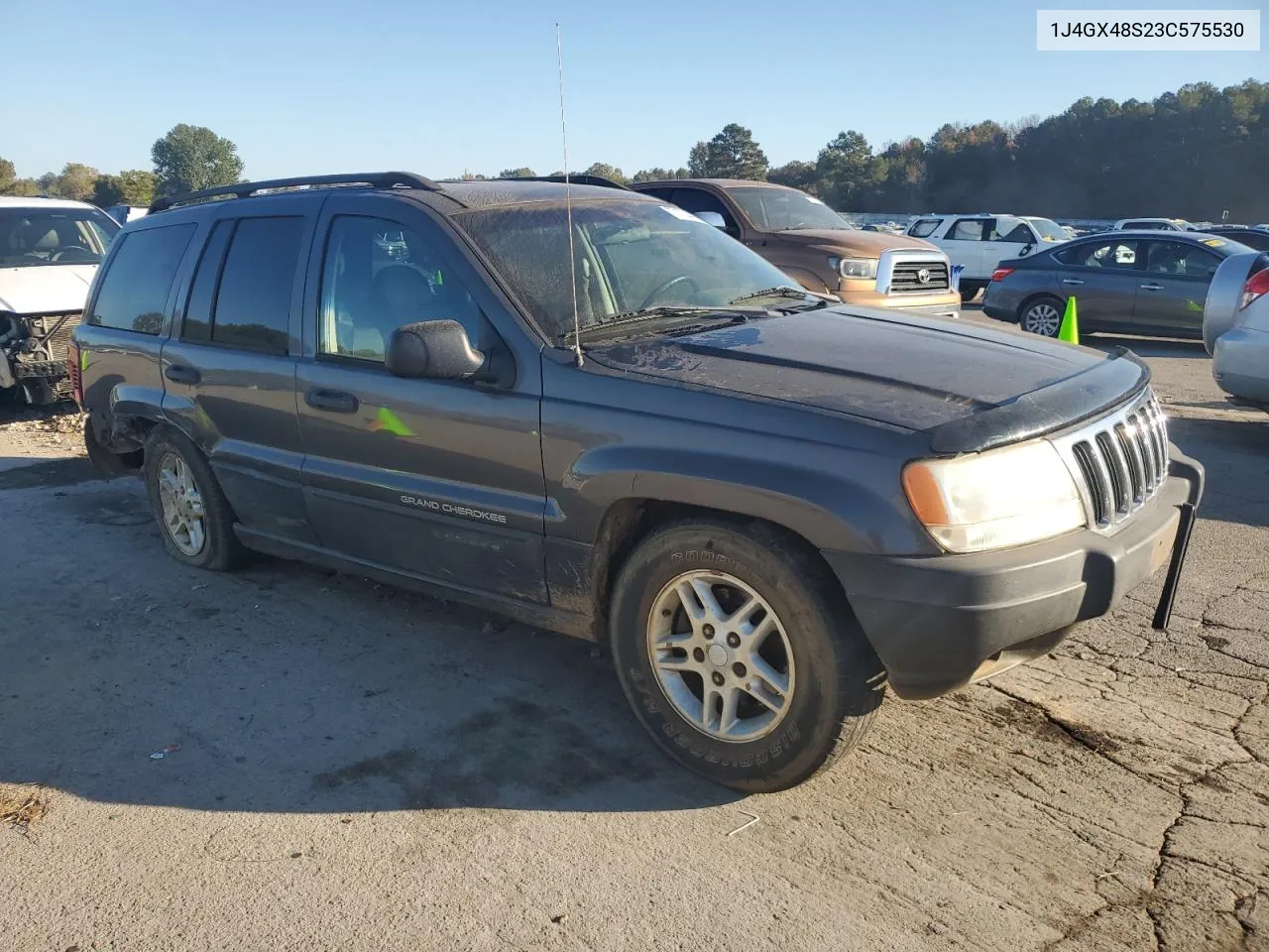 2003 Jeep Grand Cherokee Laredo VIN: 1J4GX48S23C575530 Lot: 77100444