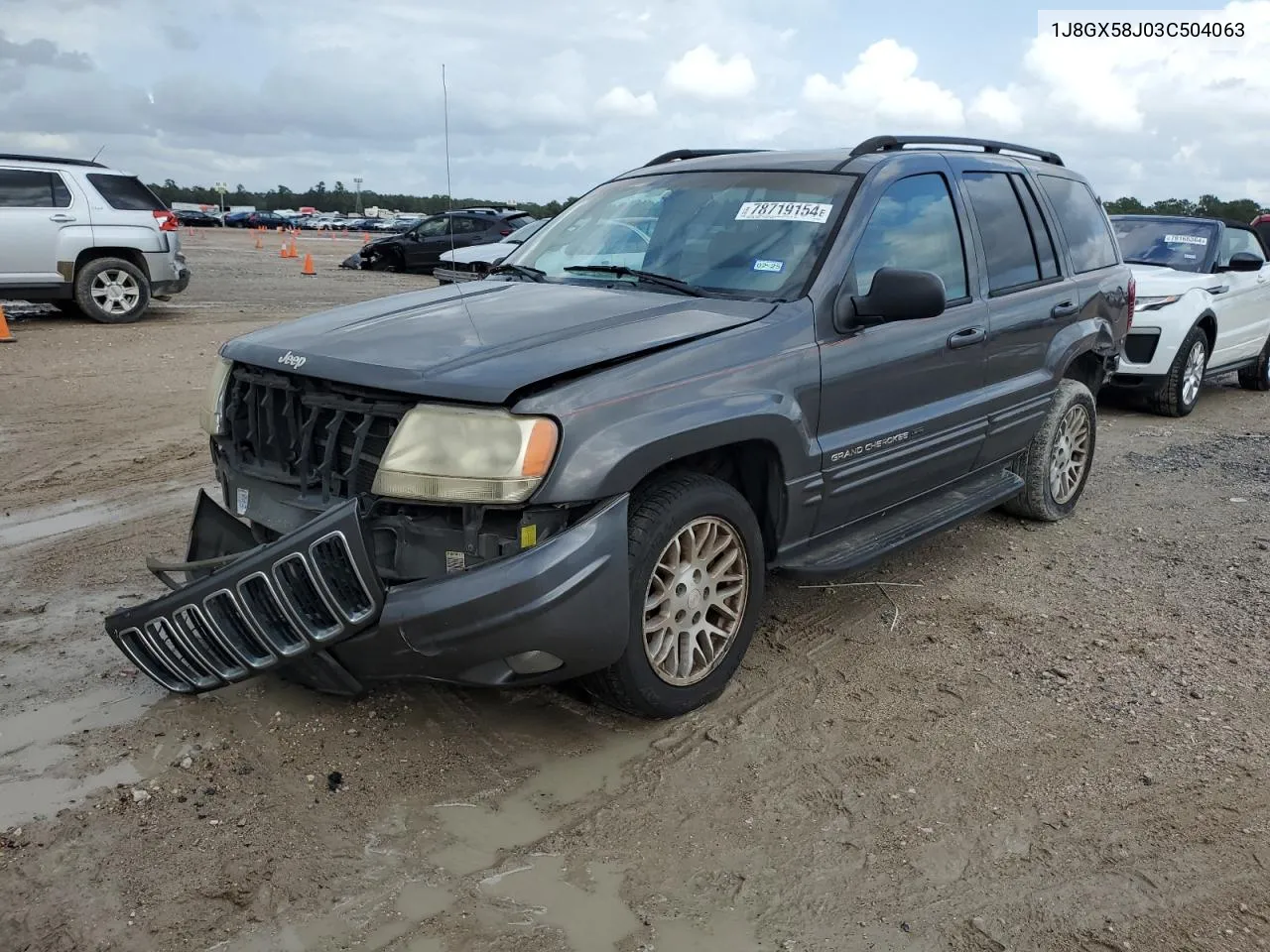 2003 Jeep Grand Cherokee Limited VIN: 1J8GX58J03C504063 Lot: 78719154