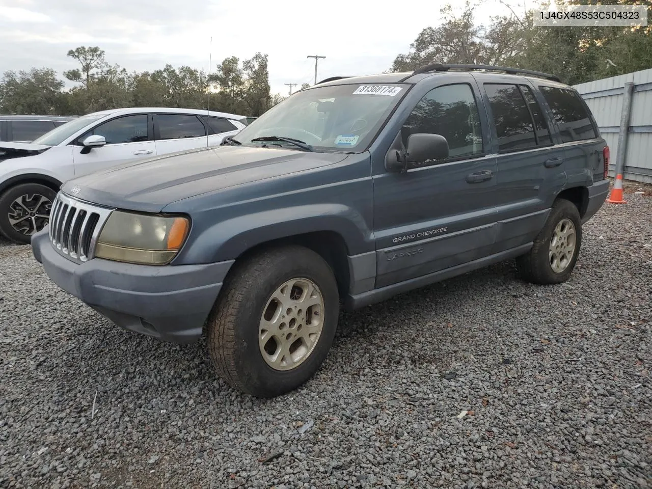 2003 Jeep Grand Cherokee Laredo VIN: 1J4GX48S53C504323 Lot: 81368174