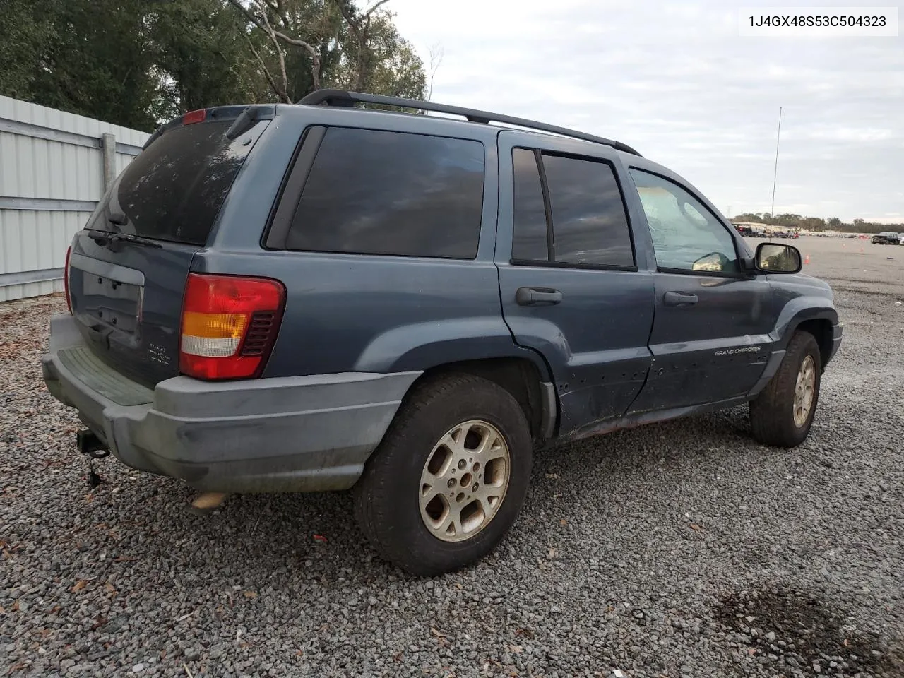 2003 Jeep Grand Cherokee Laredo VIN: 1J4GX48S53C504323 Lot: 81368174