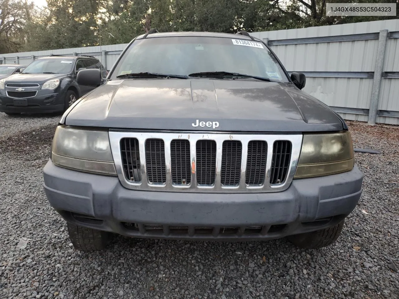 2003 Jeep Grand Cherokee Laredo VIN: 1J4GX48S53C504323 Lot: 81368174