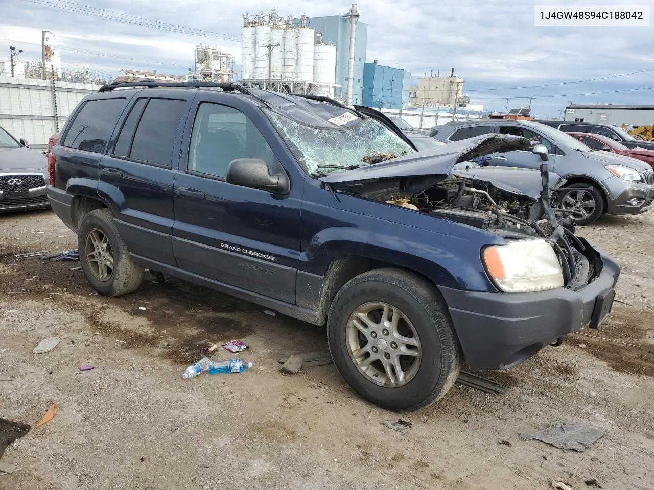 1J4GW48S94C188042 2004 Jeep Grand Cherokee Laredo