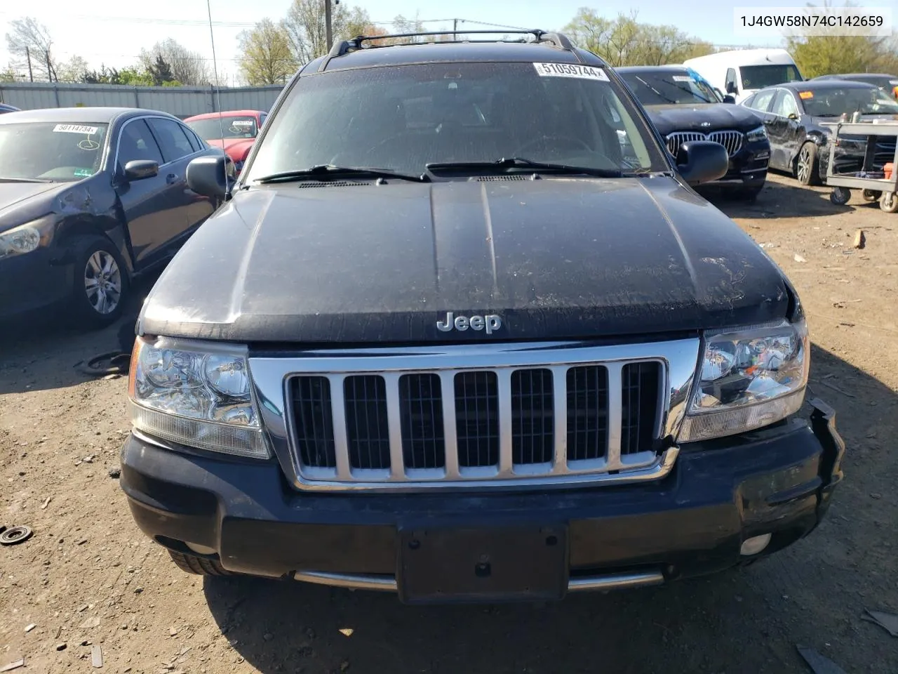 2004 Jeep Grand Cherokee Limited VIN: 1J4GW58N74C142659 Lot: 63955594