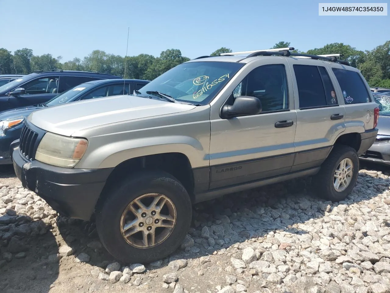 1J4GW48S74C354350 2004 Jeep Grand Cherokee Laredo