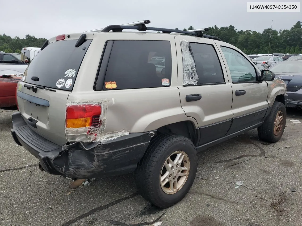 2004 Jeep Grand Cherokee Laredo VIN: 1J4GW48S74C354350 Lot: 65110554