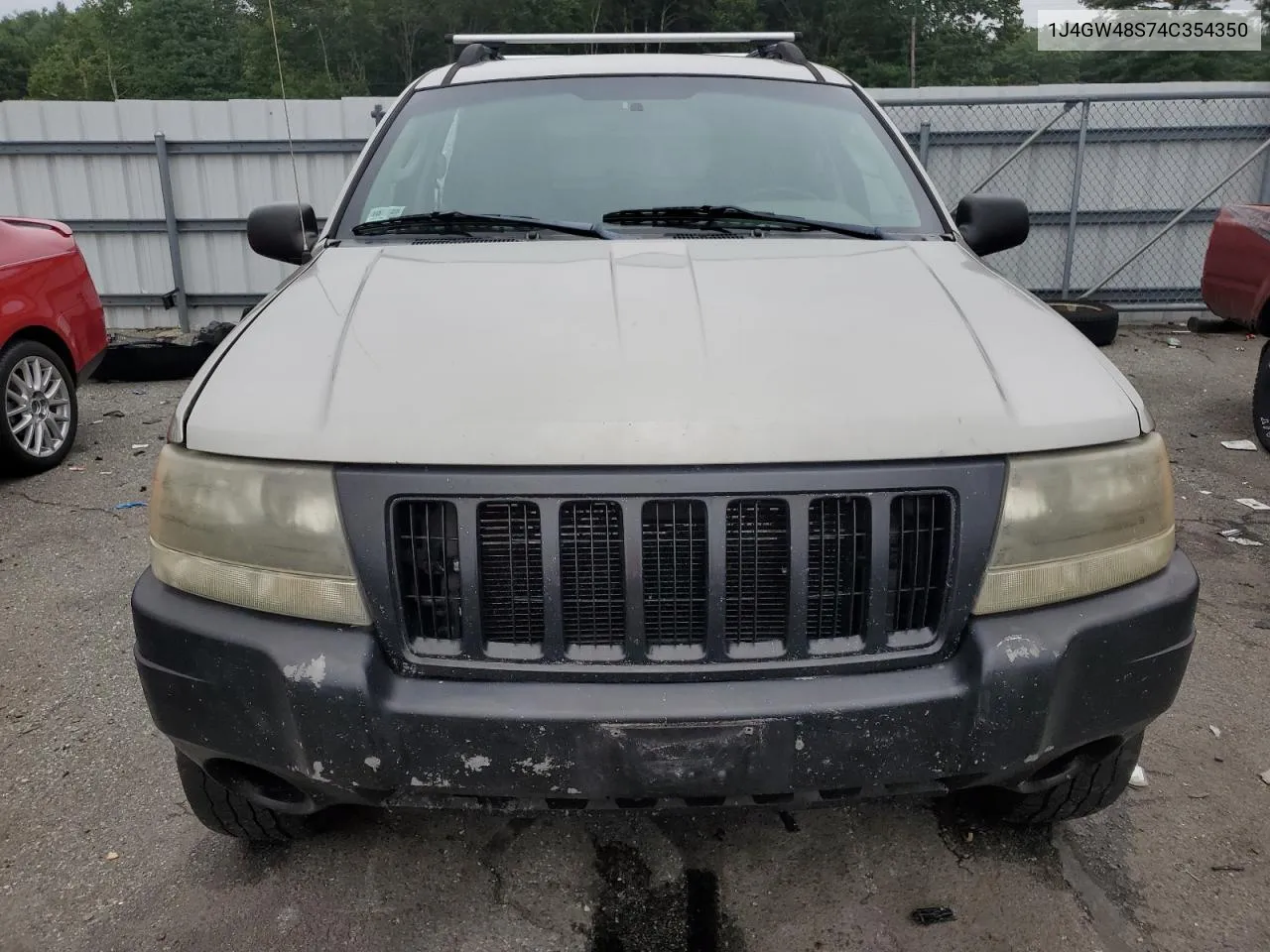 2004 Jeep Grand Cherokee Laredo VIN: 1J4GW48S74C354350 Lot: 65110554