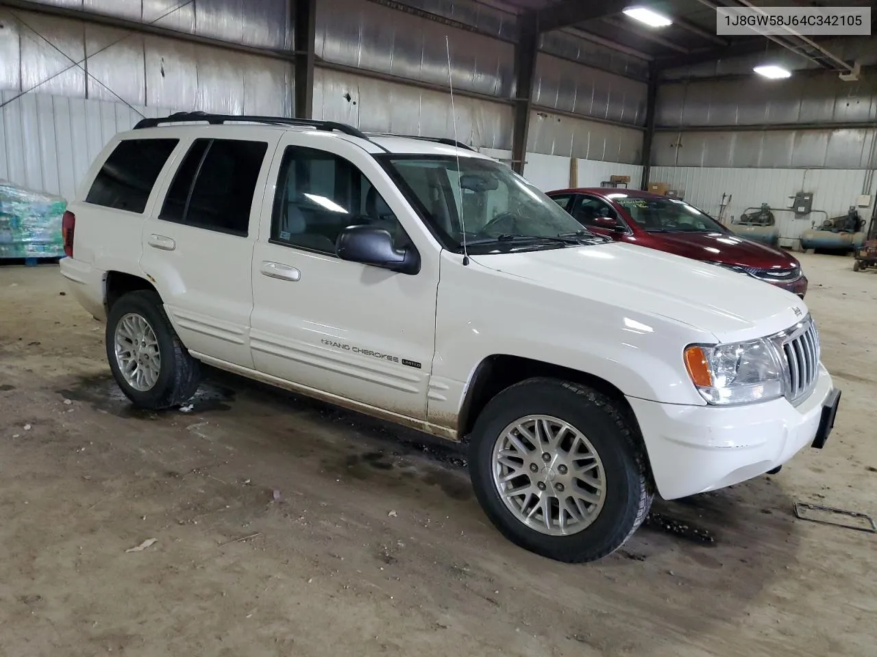 1J8GW58J64C342105 2004 Jeep Grand Cherokee Limited