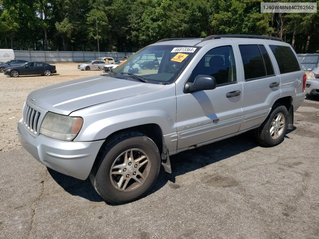 2004 Jeep Grand Cherokee Laredo VIN: 1J4GW48N84C262562 Lot: 66813364