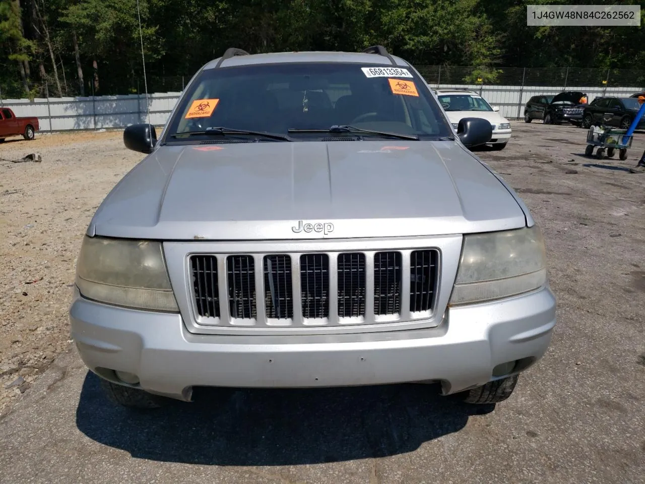 2004 Jeep Grand Cherokee Laredo VIN: 1J4GW48N84C262562 Lot: 66813364