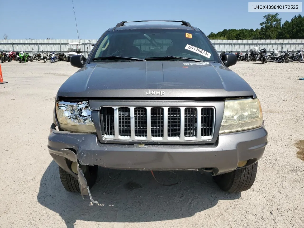 1J4GX48S84C172525 2004 Jeep Grand Cherokee Laredo