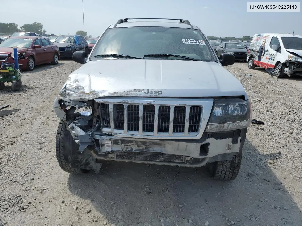 2004 Jeep Grand Cherokee Laredo VIN: 1J4GW48S54C225443 Lot: 68286234