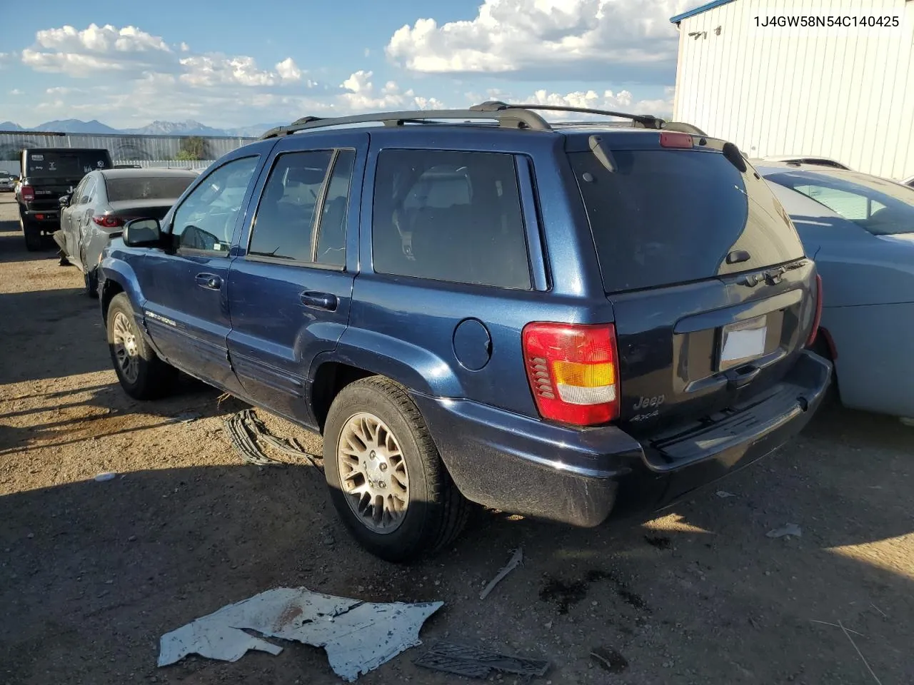 2004 Jeep Grand Cherokee Limited VIN: 1J4GW58N54C140425 Lot: 69158714