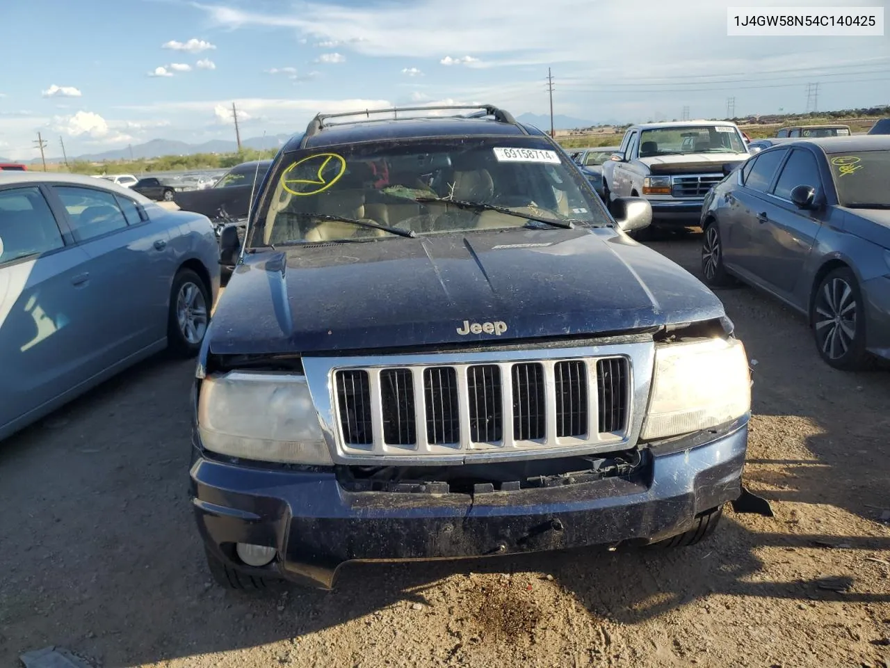 2004 Jeep Grand Cherokee Limited VIN: 1J4GW58N54C140425 Lot: 69158714