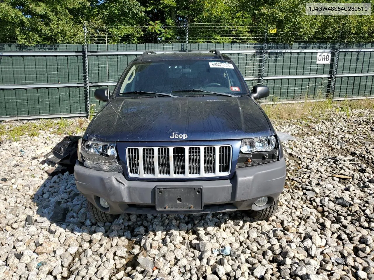 2004 Jeep Grand Cherokee Laredo VIN: 1J4GW48S54C280510 Lot: 69607234