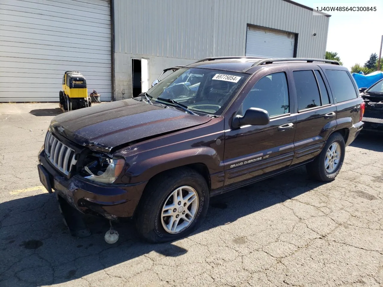 2004 Jeep Grand Cherokee Laredo VIN: 1J4GW48S64C300845 Lot: 69775054