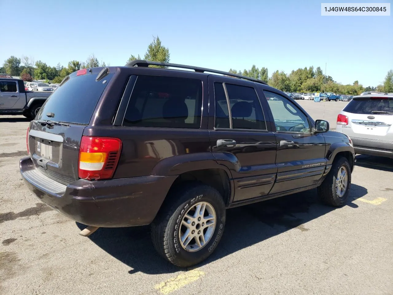 1J4GW48S64C300845 2004 Jeep Grand Cherokee Laredo