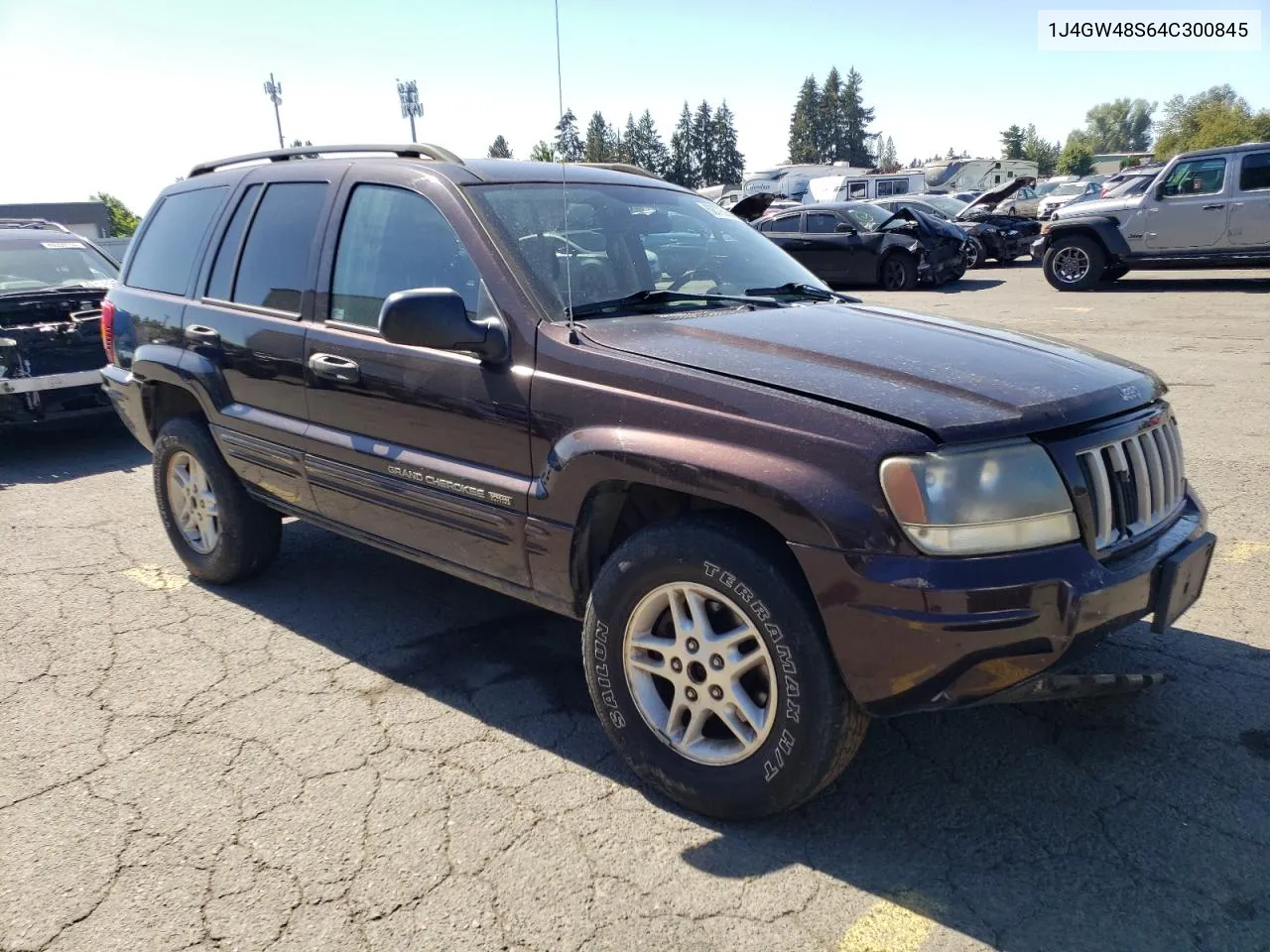 2004 Jeep Grand Cherokee Laredo VIN: 1J4GW48S64C300845 Lot: 69775054