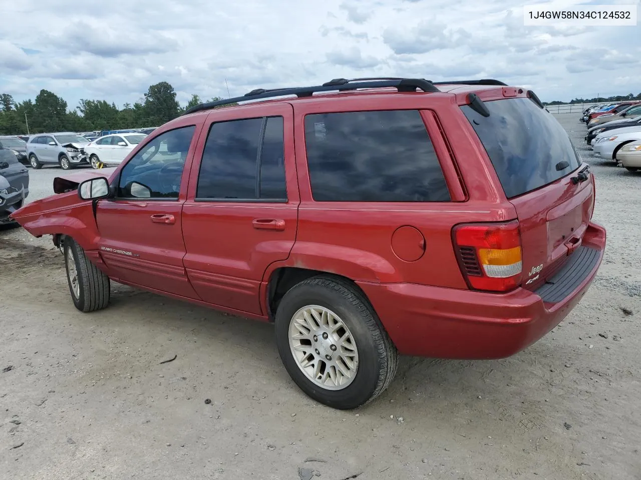 2004 Jeep Grand Cherokee Limited VIN: 1J4GW58N34C124532 Lot: 70687384